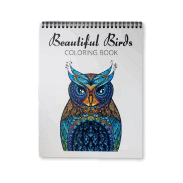 Beautiful Birds Coloring Book