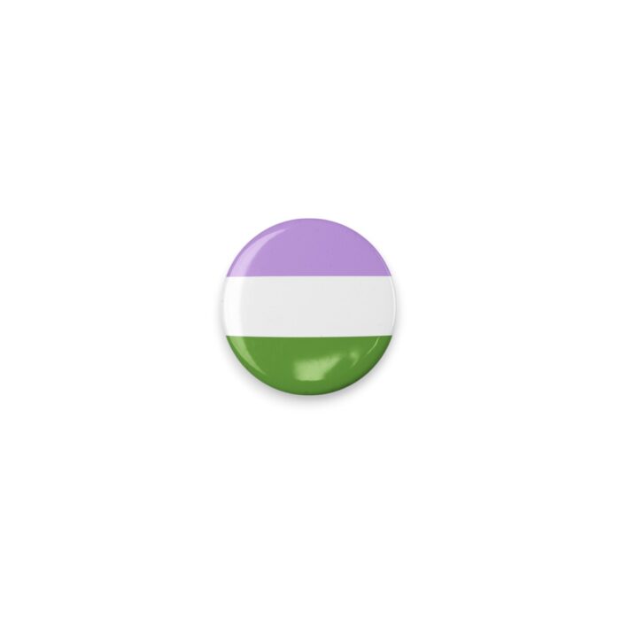 Genderqueer Pride Flag Button