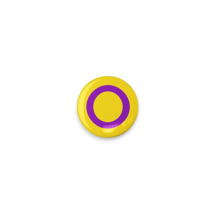 Intersex Pride Flag Button