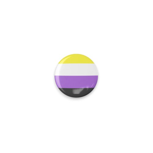 Nonbinary Pride Flag Button