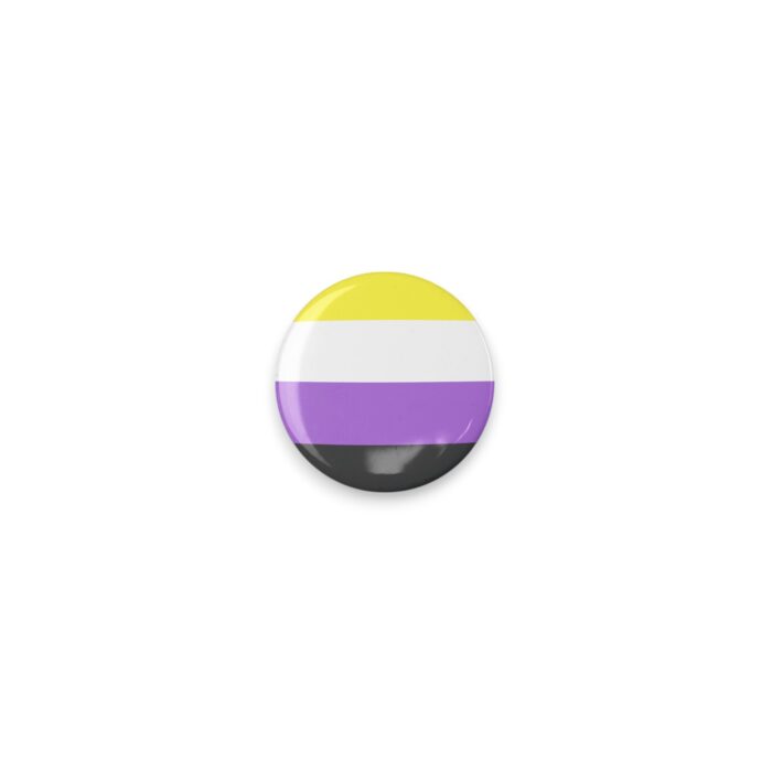Nonbinary Pride Flag Button