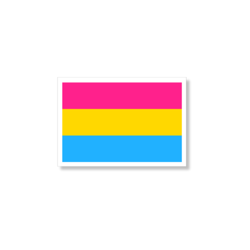 Pansexual Pride Flag Sticker