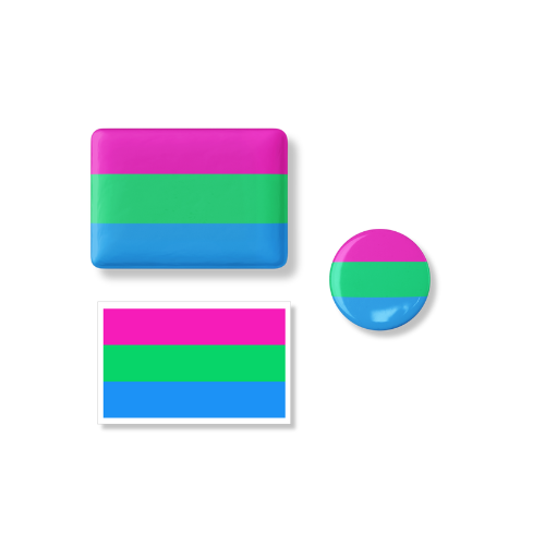 Polysexual Pride Flag Bundle