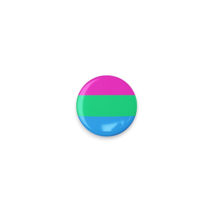 Polysexual Pride Flag Button