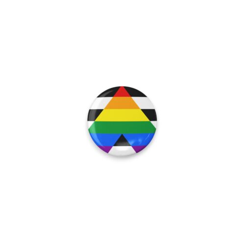 Straight Ally Pride Flag Button