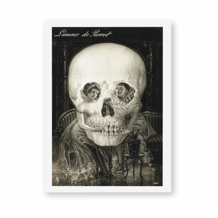 L'amour Skull 8"x10" Print