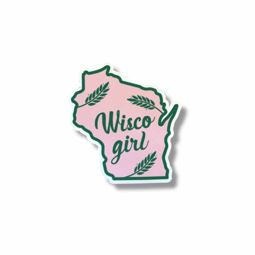 Wisco Girl Wisconsin Sticker