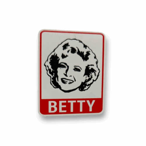 Betty White Sign Sticker