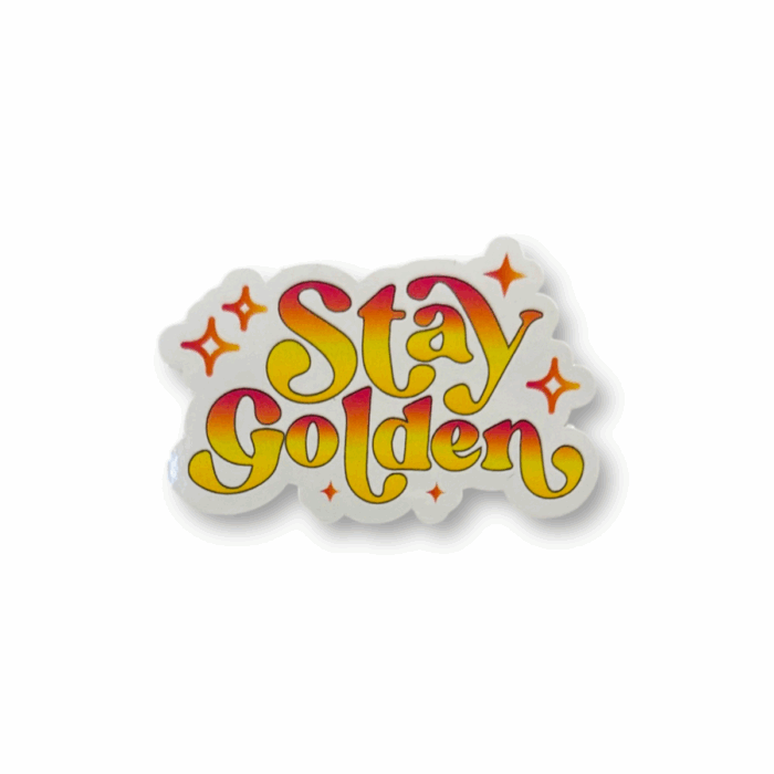 Stay Golden Sticker