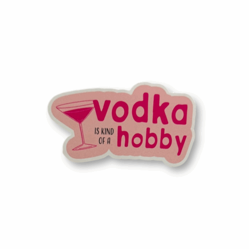 Vodka Hobby Sticker