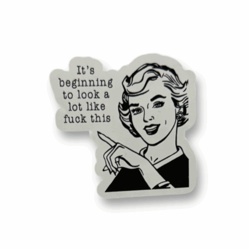 It's Beginning to look a lot like... Sticker