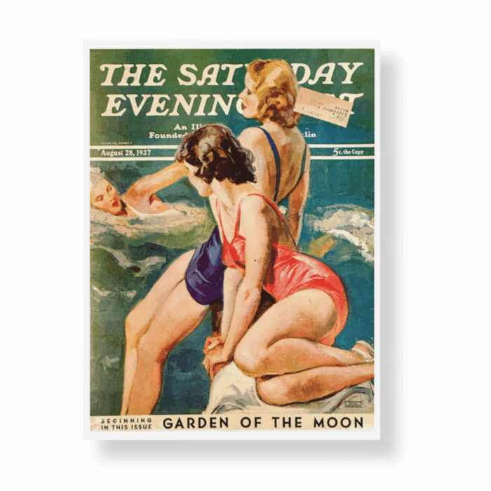 Swimming Ladies #1 8"x10" Print