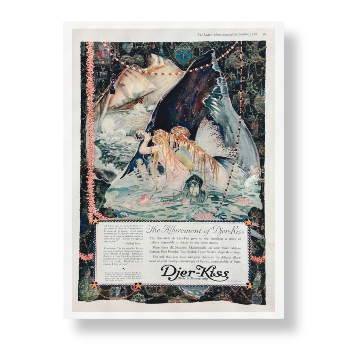 Djer Kiss Ad #1 8"x10" Print