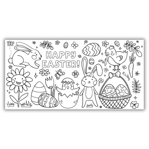 Jumbo Easter Coloring Mural/Tablecloth
